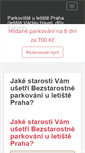 Mobile Screenshot of bezstarostnezaparkuj.cz
