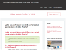 Tablet Screenshot of bezstarostnezaparkuj.cz